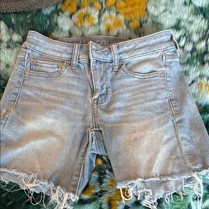 American Eagle Light Wash Denim Shorts